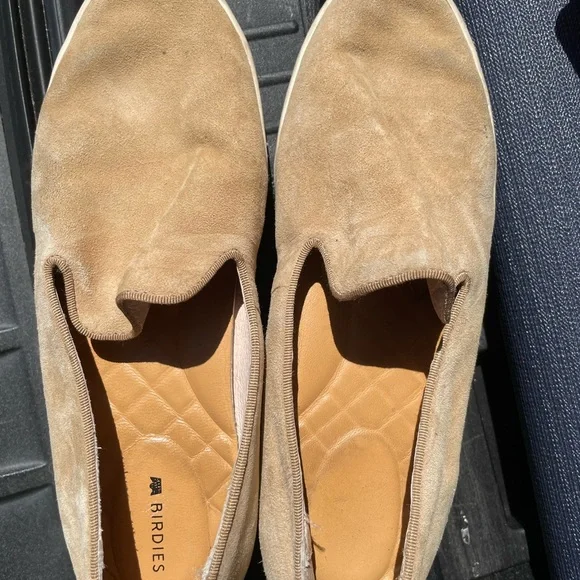 Birdies  Tan Suede Camel Sneakers Slip On Shoes swift - Picture 4 of 6